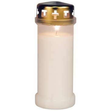 Ciergerie Sud Est Veilleuse extérieure blanche hauteur 175mm