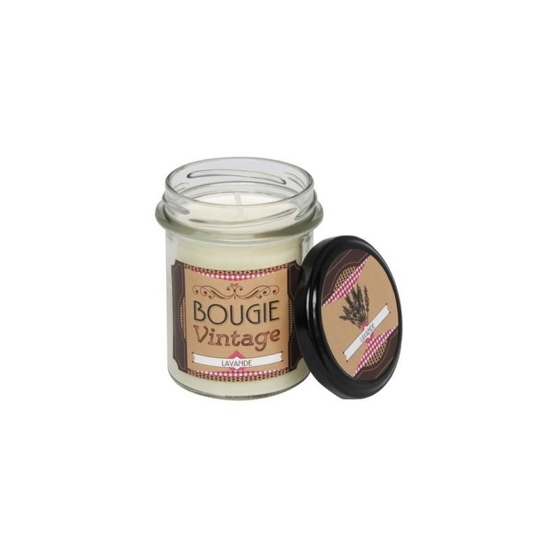 ODYSSEE DES SENS Bougie  vintage 150g fleur de lavande 100% végétale