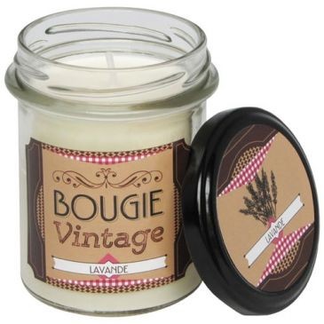 ODYSSEE DES SENS Bougie  vintage 150g fleur de lavande 100% végétale