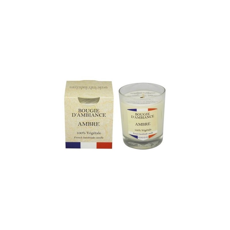 ODYSSEE DES SENS Bougie france 180g ambre