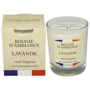ODYSSEE DES SENS Bougie france 180g lavande