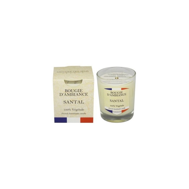 ODYSSEE DES SENS Bougie france 180g santal
