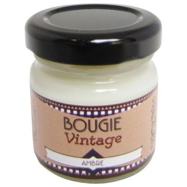 ODYSSEE DES SENS Bougie vintage 30g ambre