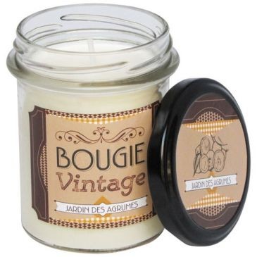 ODYSSEE DES SENS Bougie vintage 30gr agrume 100% végétale