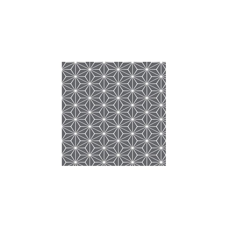 NOBLESSA Nappe noblessa toile cirée stars gris 20mx140cm