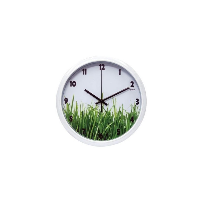 KATIME Pendule silencieuse 26cm nature assorti