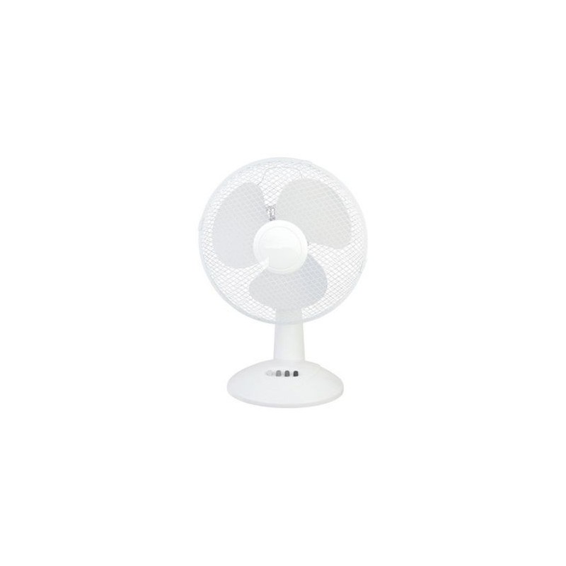 PROFILE - PROLIGHT Ventilateur de table 30cm 45 watts 3 vitesses blanc