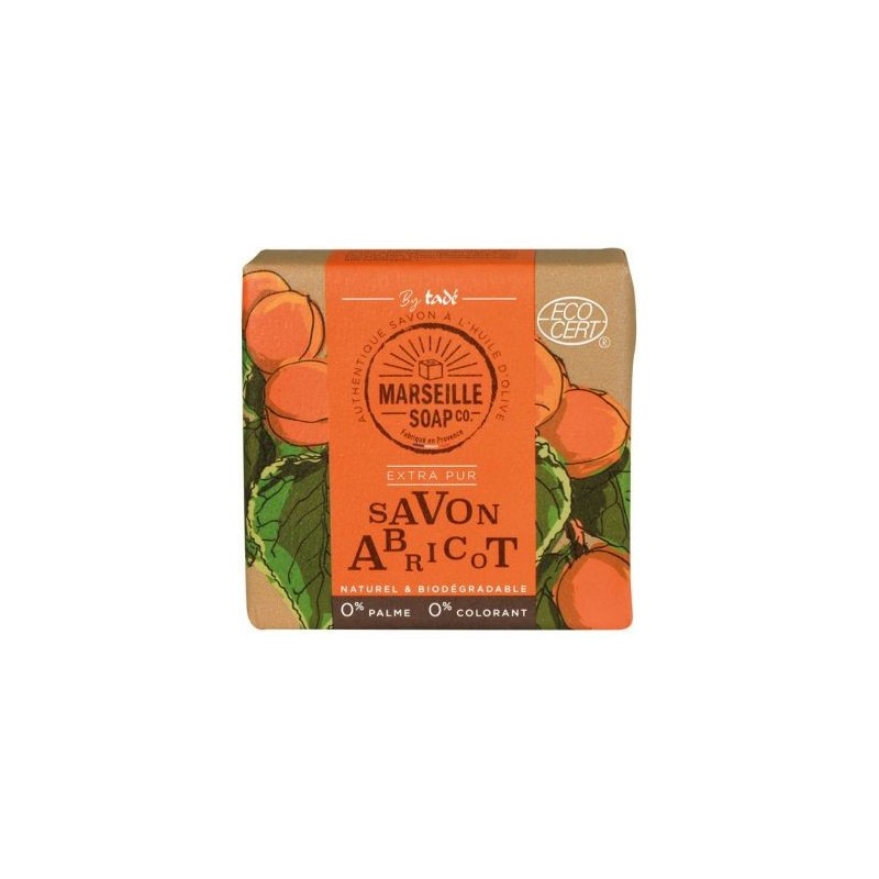 MARSEILLE SOAP Savon de marseille abricot écocert 100g
