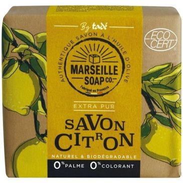 MARSEILLE SOAP Savon de marseille citron écocert 100g