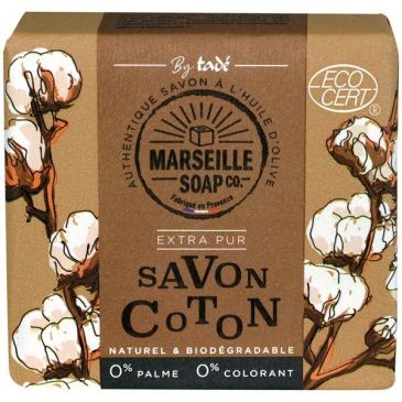 MARSEILLE SOAP Savon de marseille coton écocert 100g