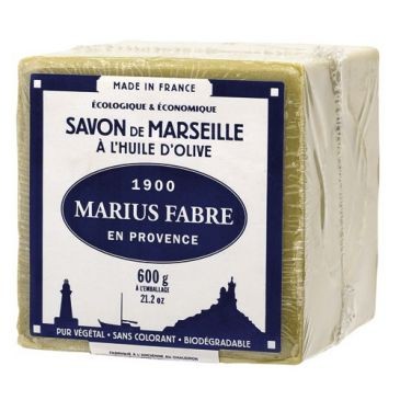 MARIUS FABRE Savon marseille huile olive cube 600g