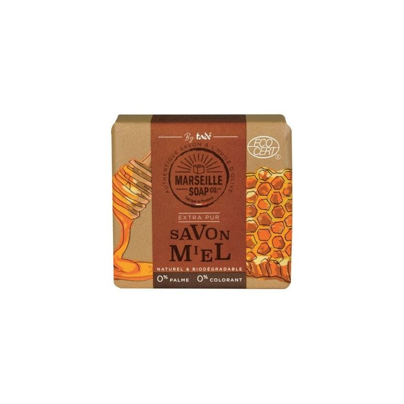 MARSEILLE SOAP Savon de marseille miel écocert 100g