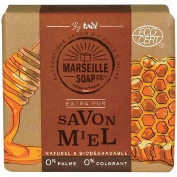 MARSEILLE SOAP Savon de marseille miel écocert 100g