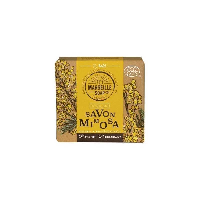 MARSEILLE SOAP Savon de marseille mimosa ecocert 100g