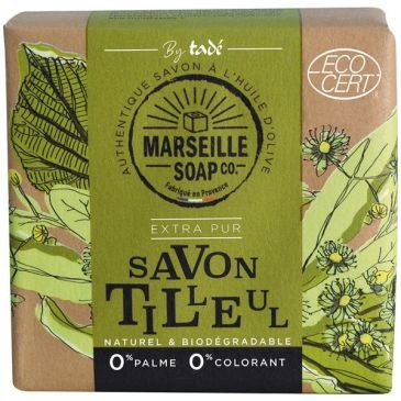 MARSEILLE SOAP Savon de marseille tilleul écocert 100g