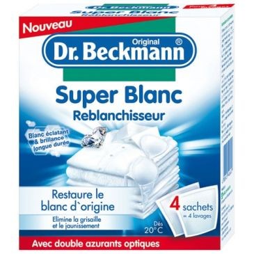DR BECKMANN Super blanc reblanchisseur x4 sachet