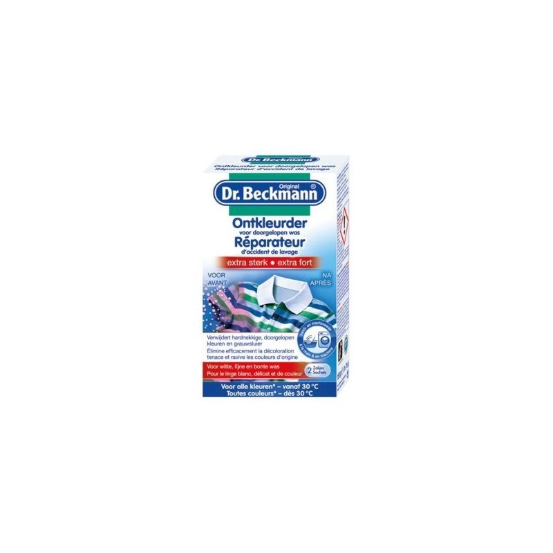 DR BECKMANN Dr beckmann réparateur accident de lavage 2x75g