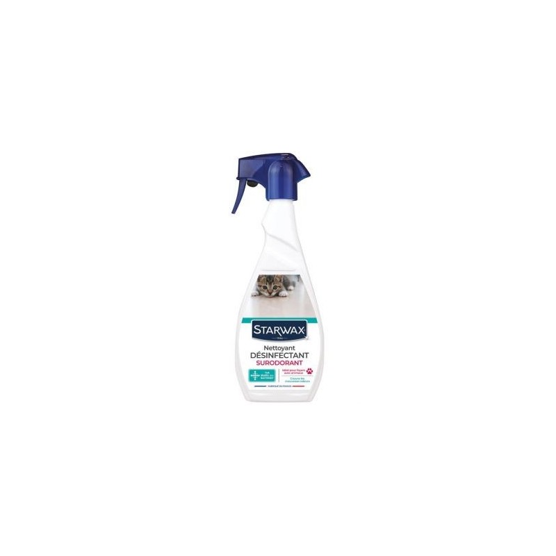 STARWAX Nettoyant désinfectant surodorant animaux 500ml