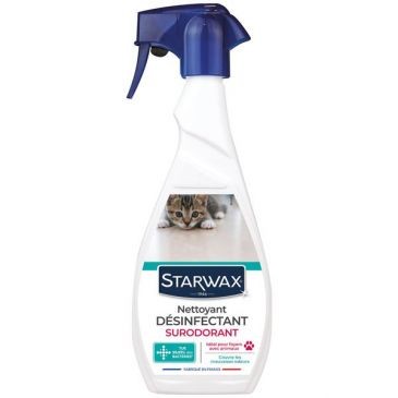 STARWAX Nettoyant désinfectant surodorant animaux 500ml