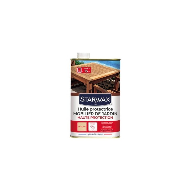 STARWAX Huile protectrice bois exte.teck 1l 193
