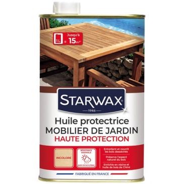 STARWAX Huile protectrice bois exte.teck 1l 193