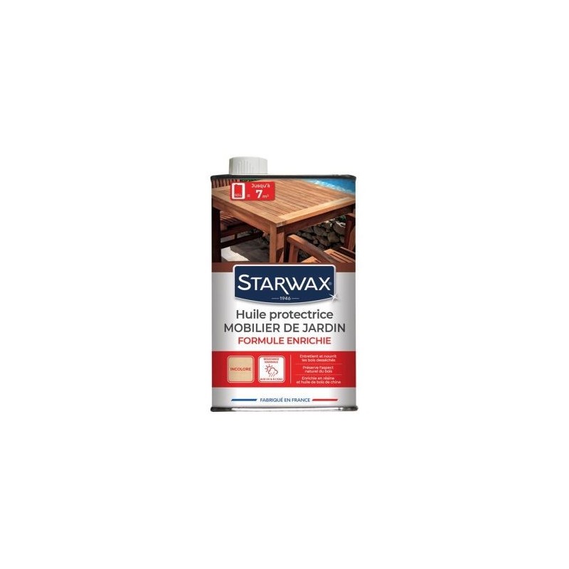 STARWAX Huile protectrice bois exte.teck 500ml