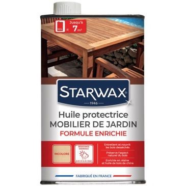 STARWAX Huile protectrice bois exte.teck 500ml