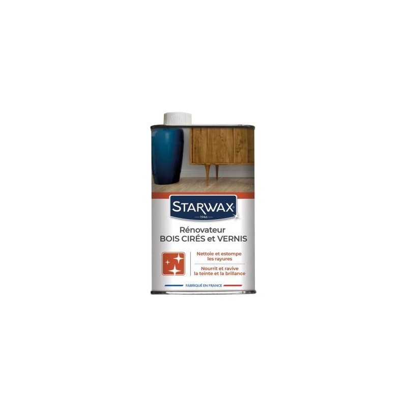 STARWAX Rénovateur meubles bois cirés et vernis 500ml