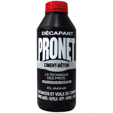PRONET Pronet décapant laitances béton voiles ciment 1L