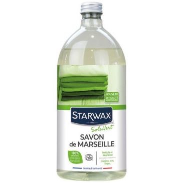 STARWAX SOLUVERT Savon de marseille 1l Ecocert Soluvert