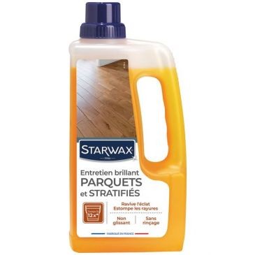 STARWAX Entretien raviveur parquets cirés vitrifiés 1L Starwax