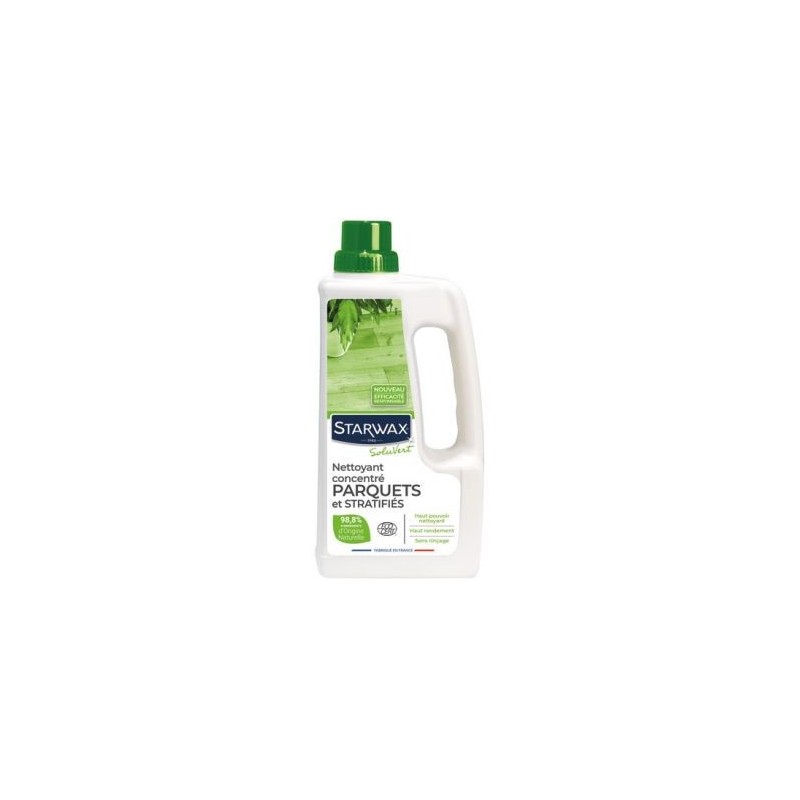 STARWAX SOLUVERT Nettoyant concentré parquet et stratifié 1l ecocert Soluve
