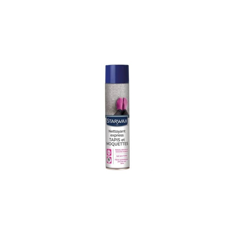 STARWAX Nettoyant raviveur mousse tapis aérosol 600ml Starmoquet