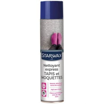 STARWAX Nettoyant raviveur mousse tapis aérosol 600ml Starmoquet