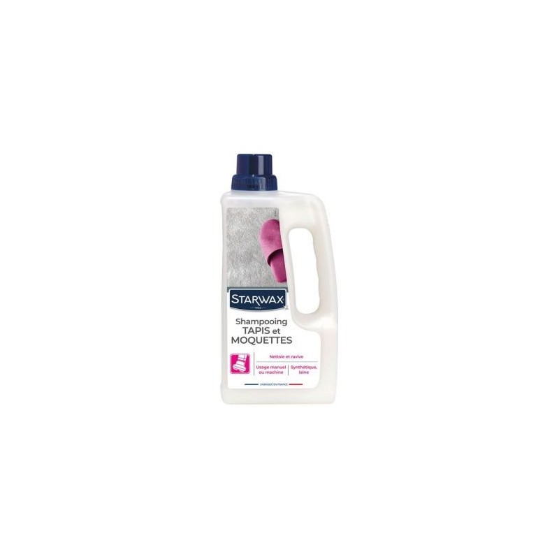 STARWAX Shampooing raviveur manuel ou machine 1L Starmoquet