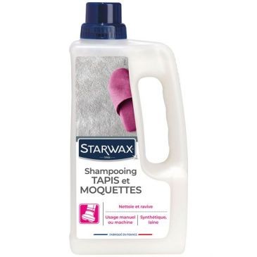 STARWAX Shampooing raviveur manuel ou machine 1L Starmoquet