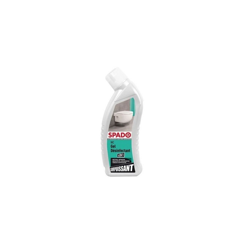 Spado Gel wc désinfectant surpuissant 750ml 4en1 spado