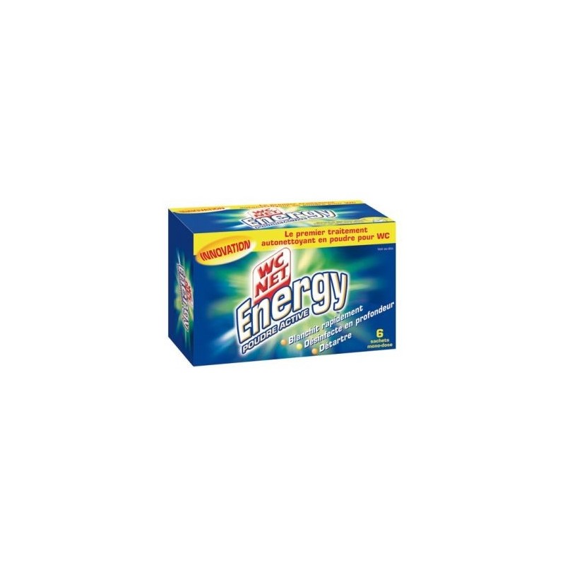 WC NET Wc net poudre energy détartrante x6 sachets