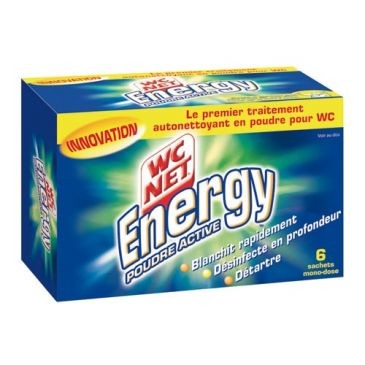 WC NET Wc net poudre energy détartrante x6 sachets