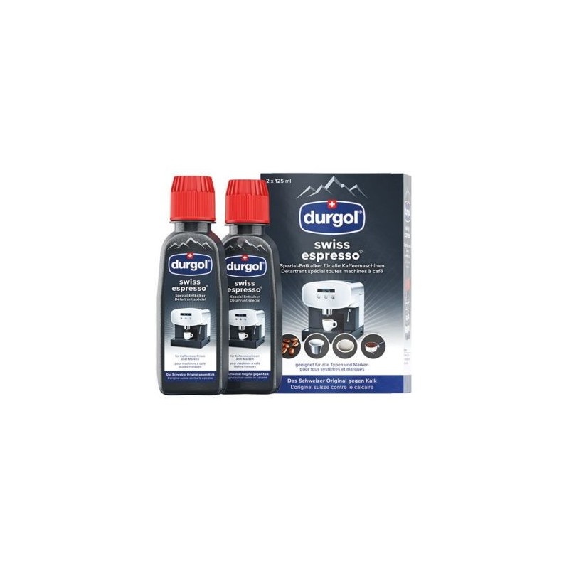 DURGOL Durgol swiss détartrant espresso 2x125ml