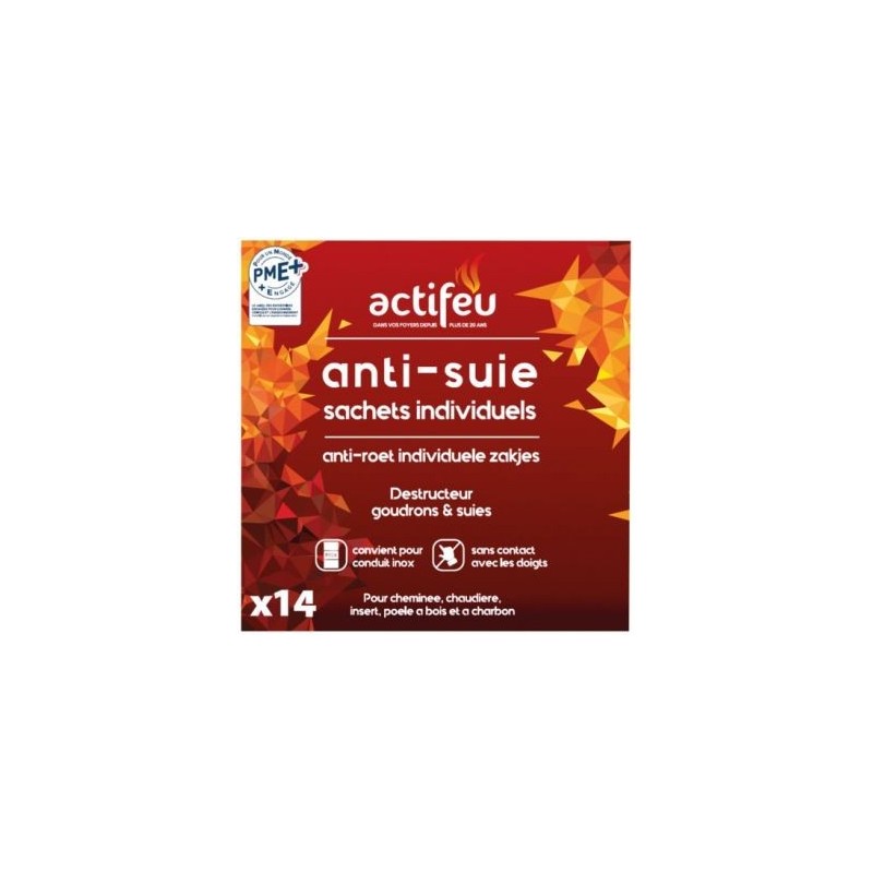 ACTIFEU Anti suie actifeu dose individuelle boite de 14