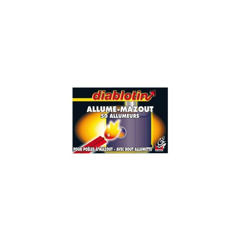 DIABLOTIN Allume mazout allumettes .x50