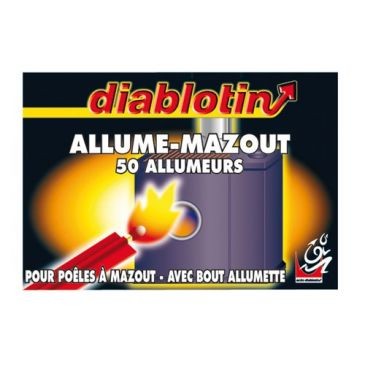 DIABLOTIN Allume mazout allumettes .x50