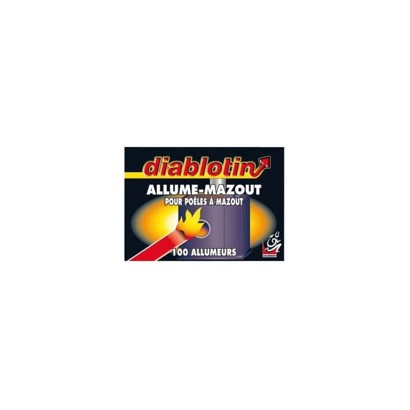 DIABLOTIN Allume mazout boîte 100