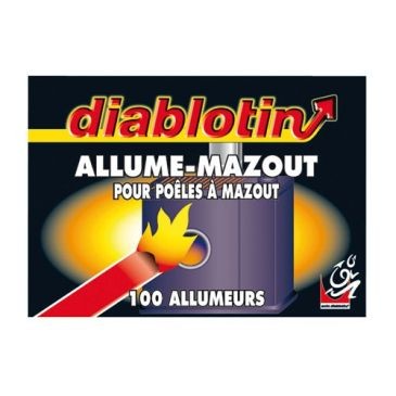 DIABLOTIN Allume mazout boîte 100