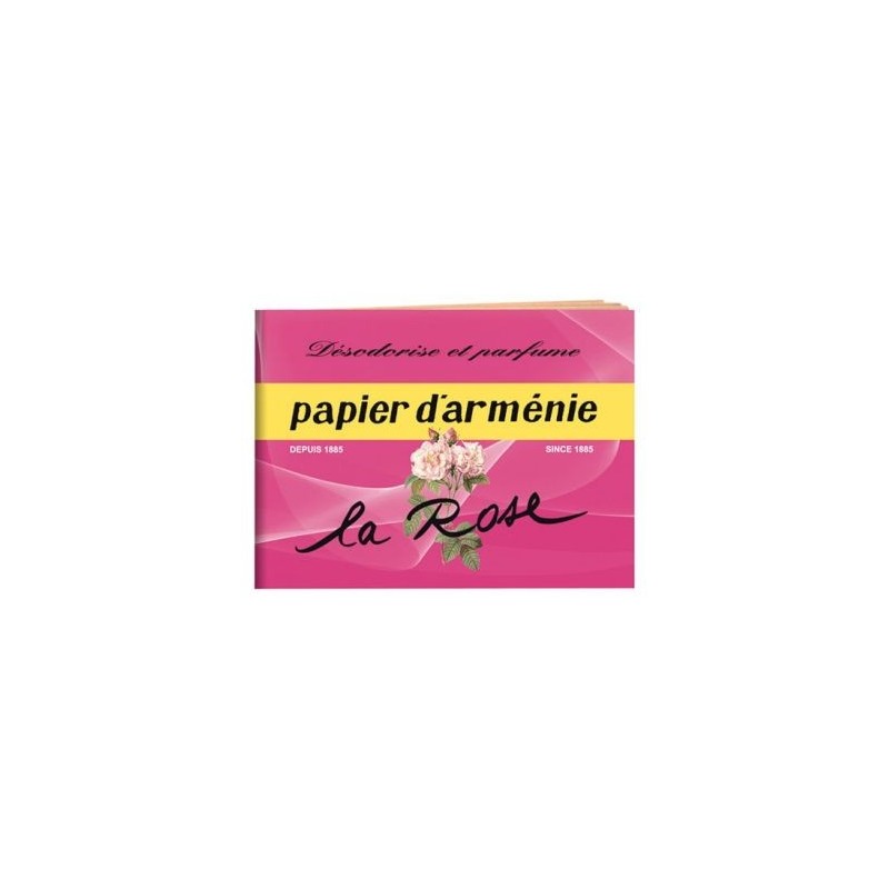 PAPIERS D'ARMENIE Papier d'Arménie le carnet la rose