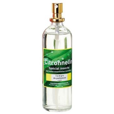 LAMPE DU PARFUMEUR Vaporisateur d'ambiance 100ml citronnelle spécial insectes