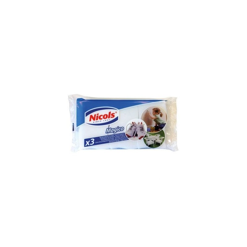 NICOLS Eponge gommante Magico x3