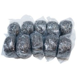 Éponge boule inox 60g x10 500909