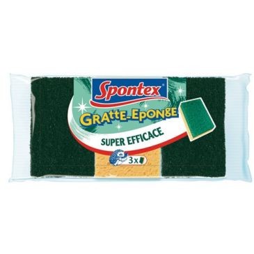 Spontex Éponge 3 gratte-éponge